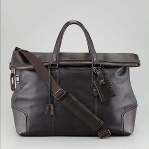 Tumi Leather Weekender